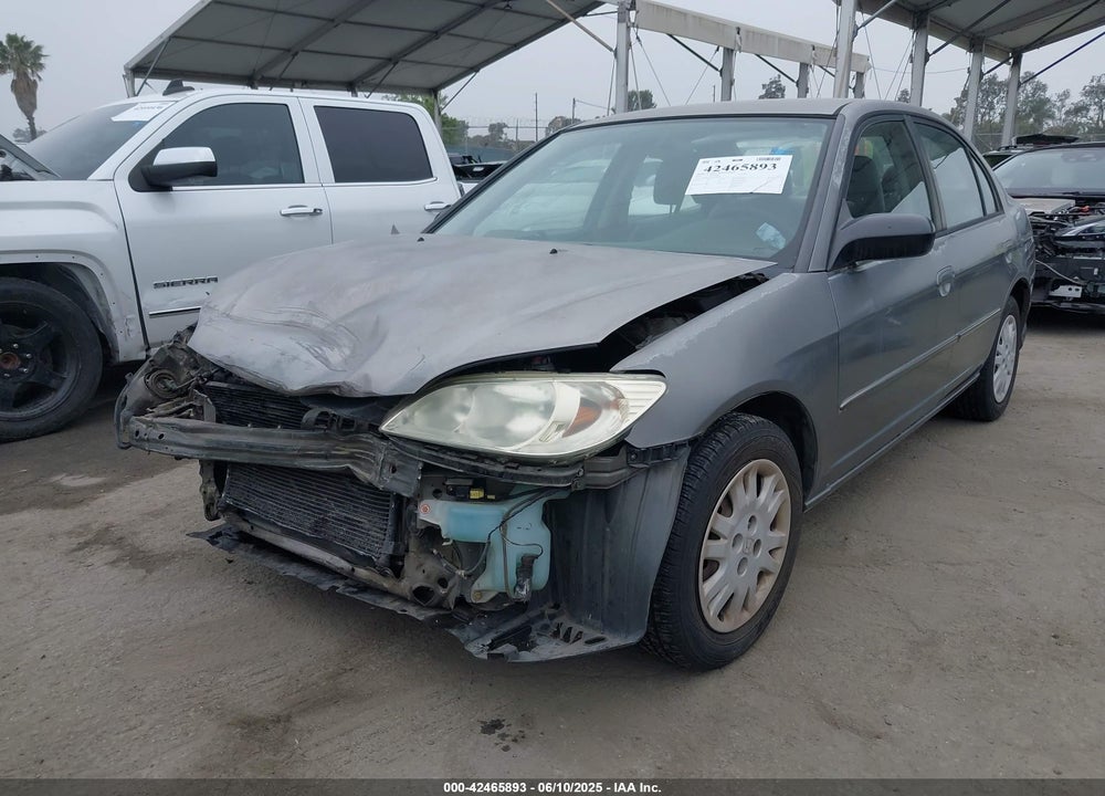 2004 HONDA CIVIC LX VIN: 2HGES155X4H571699