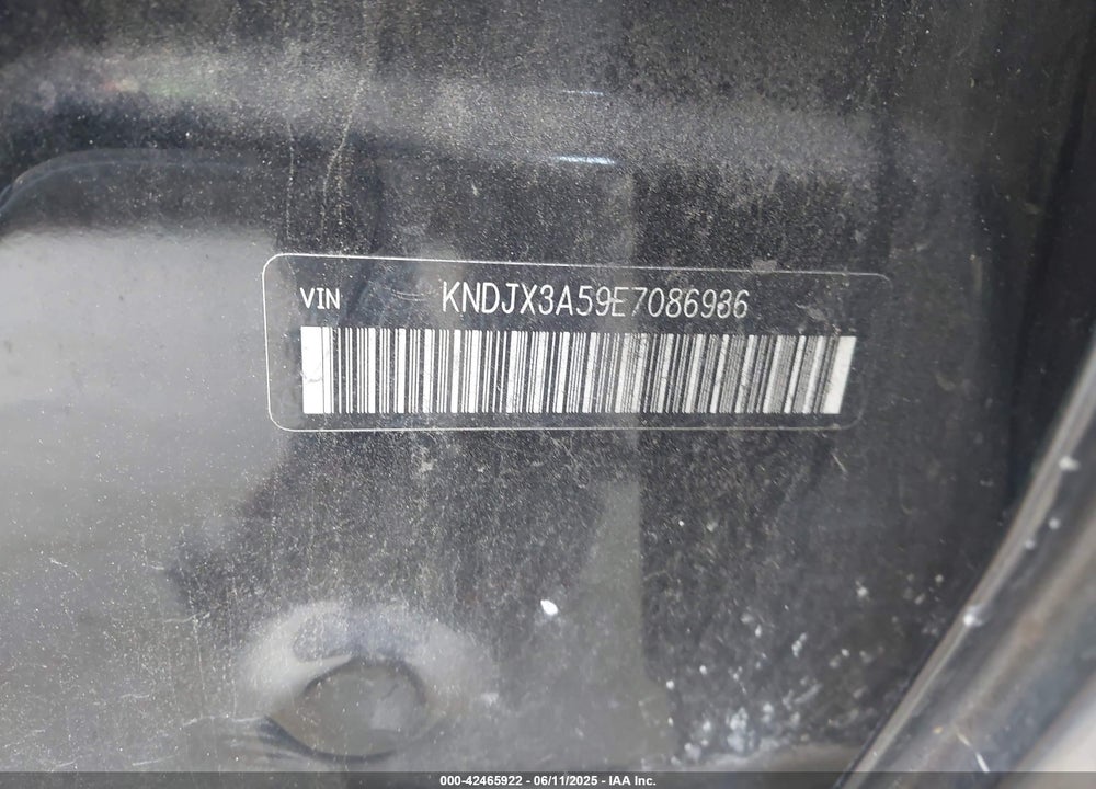 2014 KIA SOUL VIN: KNDJX3A59E7086936