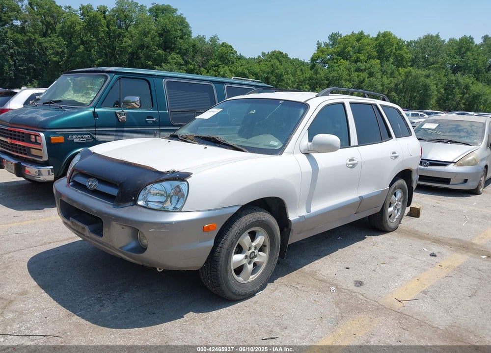 2005 HYUNDAI SANTA FE GLS VIN: KM8SC13D95U909368