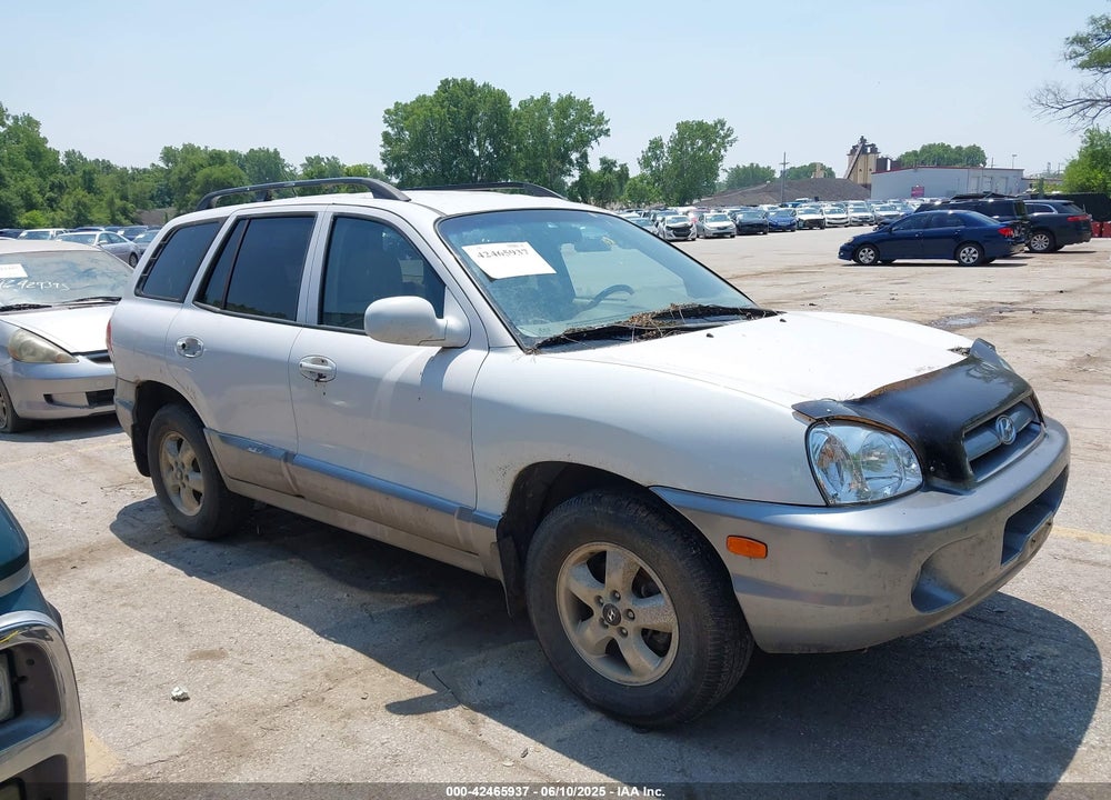 2005 HYUNDAI SANTA FE GLS VIN: KM8SC13D95U909368