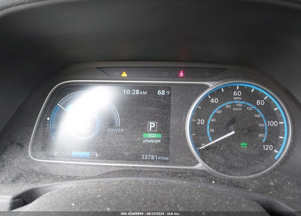 2019 NISSAN LEAF SV VIN: 1N4AZ1CP7KC322036