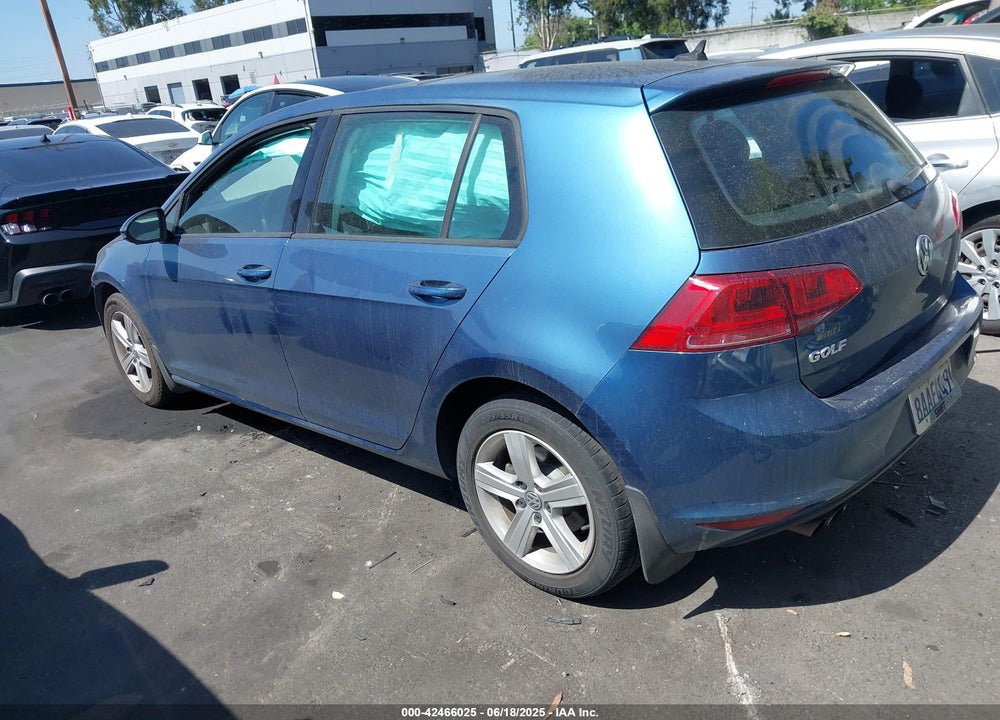 2017 VOLKSWAGEN GOLF TSI S 4-DOOR/TSI SE 4-DOOR/TSI SEL 4-DOOR/TSI WOLFSBURG EDITION 4-DOOR VIN: 3VW217AU9HM072787
