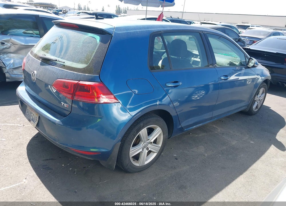 2017 VOLKSWAGEN GOLF TSI S 4-DOOR/TSI SE 4-DOOR/TSI SEL 4-DOOR/TSI WOLFSBURG EDITION 4-DOOR VIN: 3VW217AU9HM072787