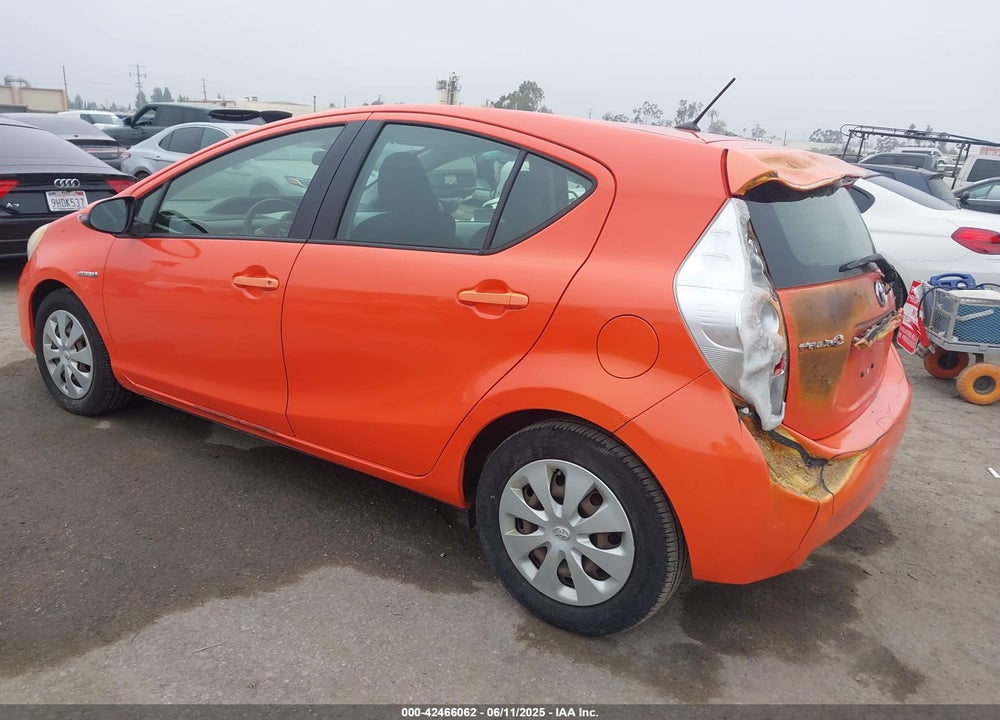 2012 TOYOTA PRIUS C TWO VIN: JTDKDTB31C1010010