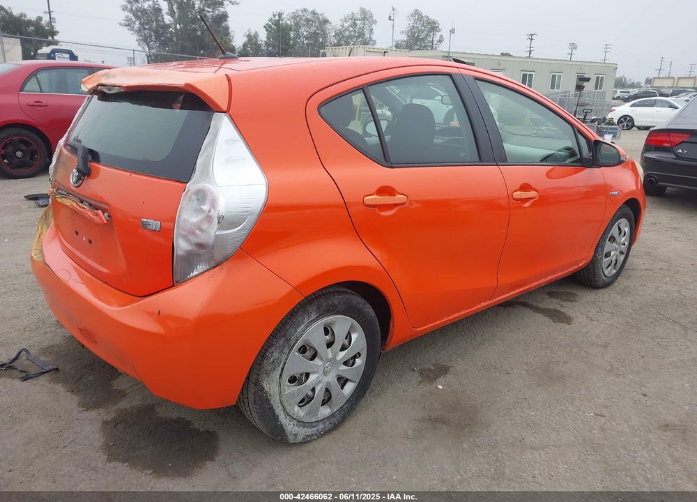 2012 TOYOTA PRIUS C TWO VIN: JTDKDTB31C1010010