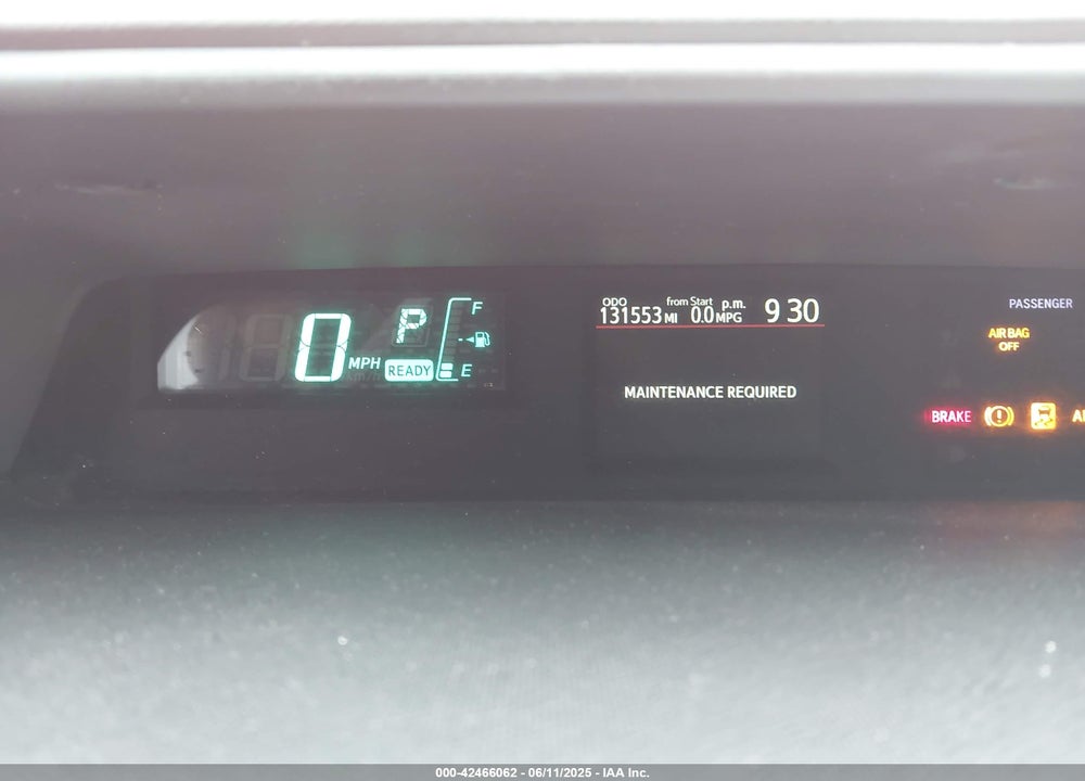 2012 TOYOTA PRIUS C TWO VIN: JTDKDTB31C1010010