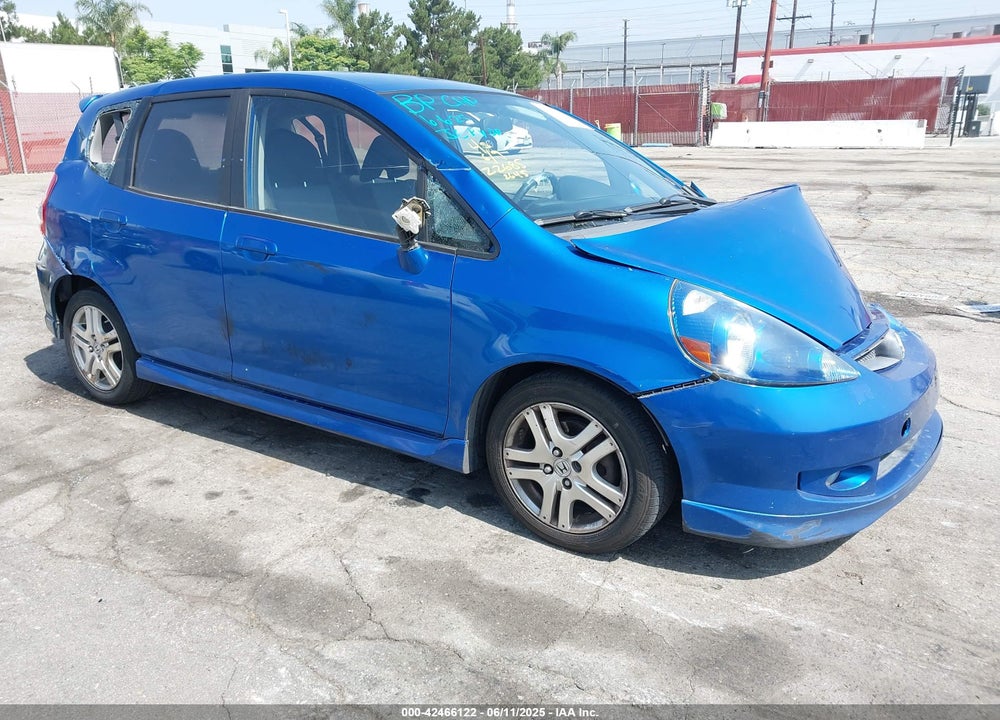 2008 HONDA FIT SPORT VIN: JHMGD38688S062645