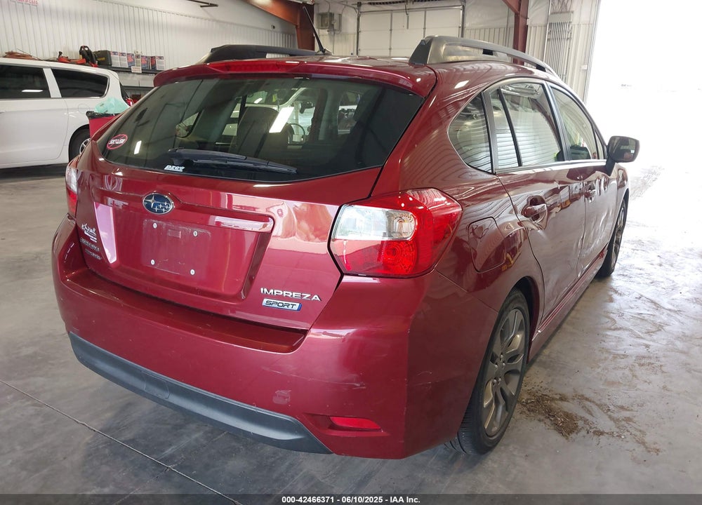 2014 SUBARU IMPREZA 2.0I SPORT PREMIUM VIN: JF1GPAL63E9286418
