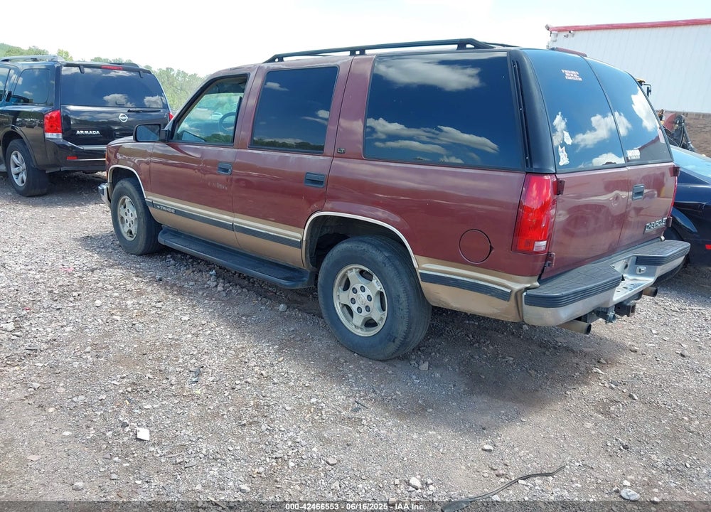 1999 CHEVROLET TAHOE LS VIN: 1GNEK13R4XJ327755
