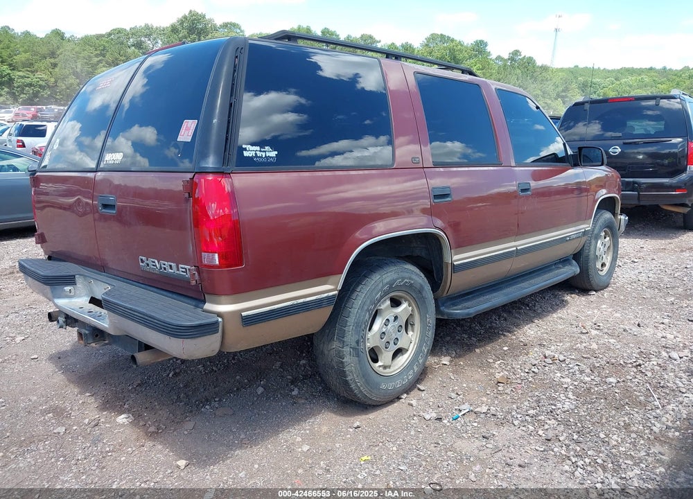 1999 CHEVROLET TAHOE LS VIN: 1GNEK13R4XJ327755