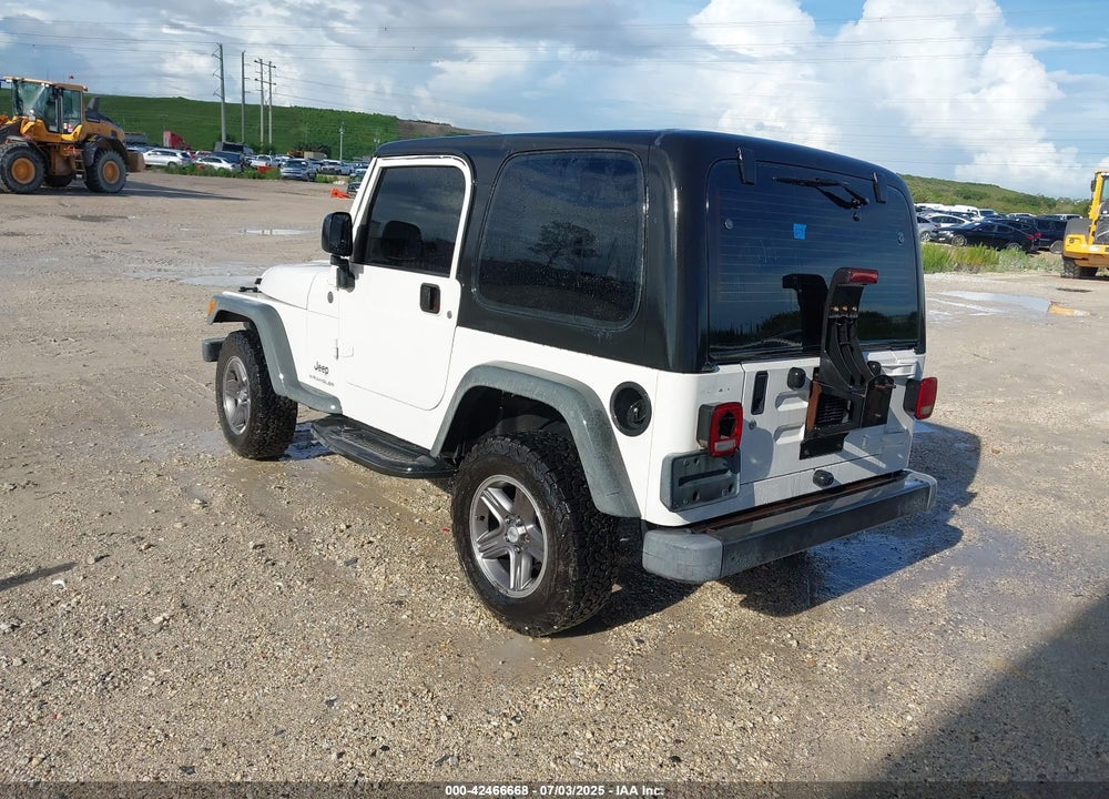 2004 JEEP WRANGLER SPORT RHD VIN: 1J4F449S14P717668