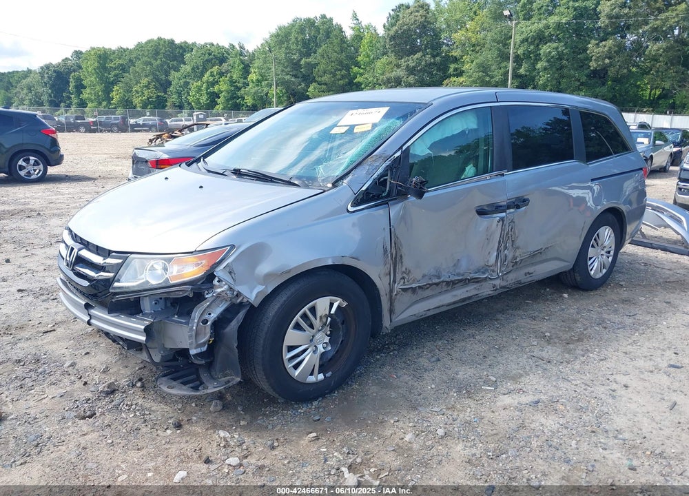 2016 HONDA ODYSSEY LX VIN: 5FNRL5H25GB105727