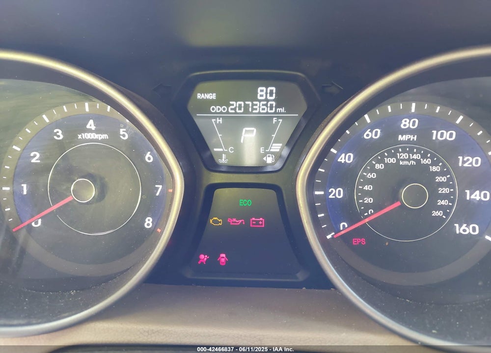 2013 HYUNDAI ELANTRA GLS VIN: 5NPDH4AE0DH331939
