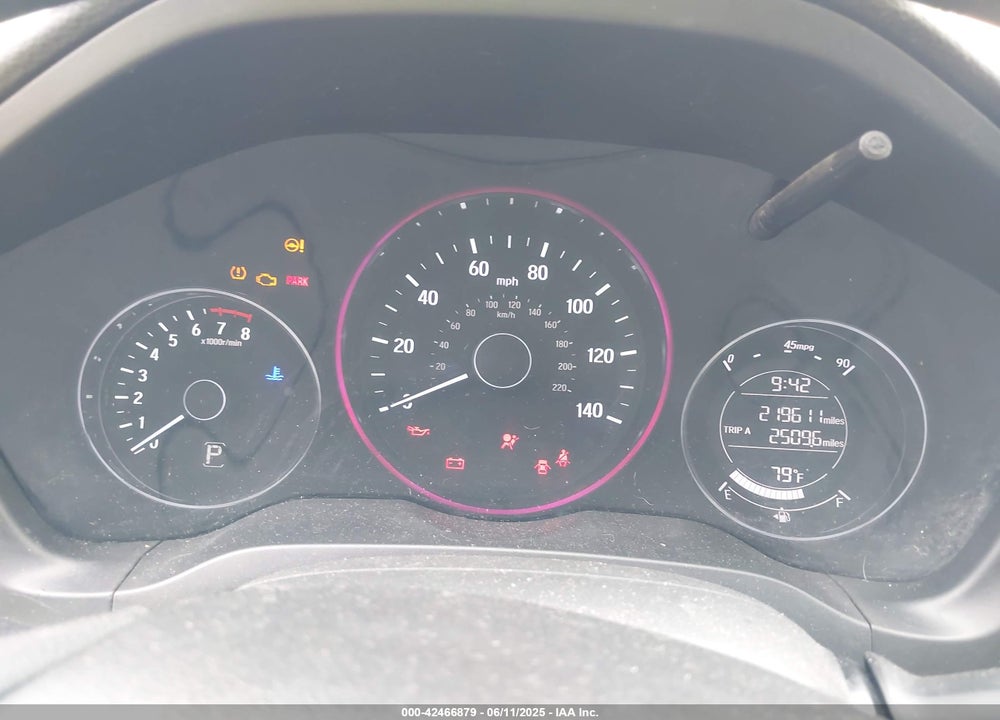 2017 HONDA HR-V VIN: 3CZRU6H33HM725236