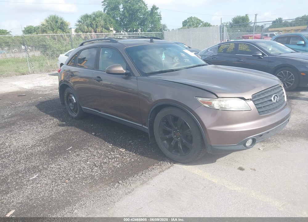 2003 INFINITI FX35 VIN: JNRAS08WX3X202038