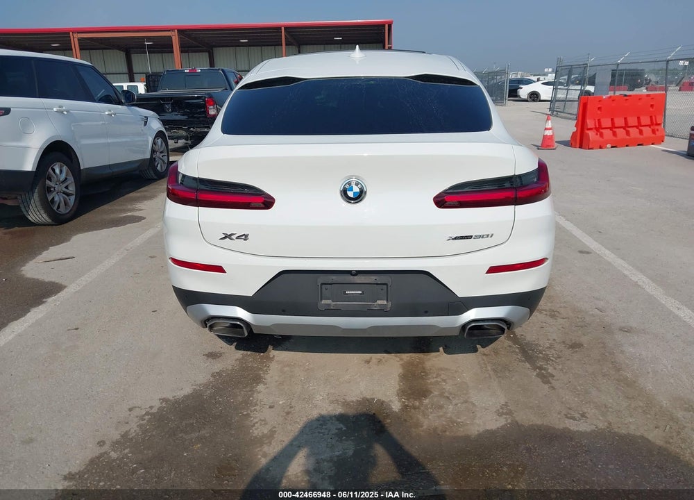 2022 BMW X4 XDRIVE30I VIN: 5UX33DT09N9M95629