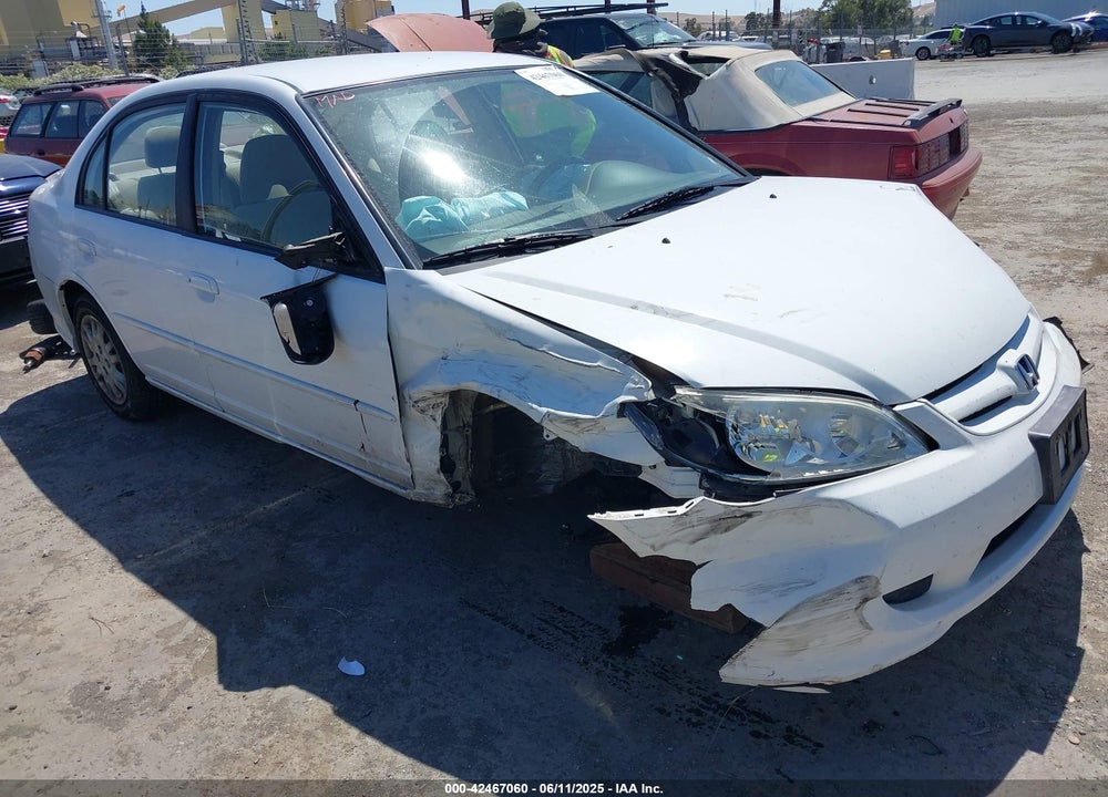 2005 HONDA CIVIC LX VIN: 2HGES16525H618482