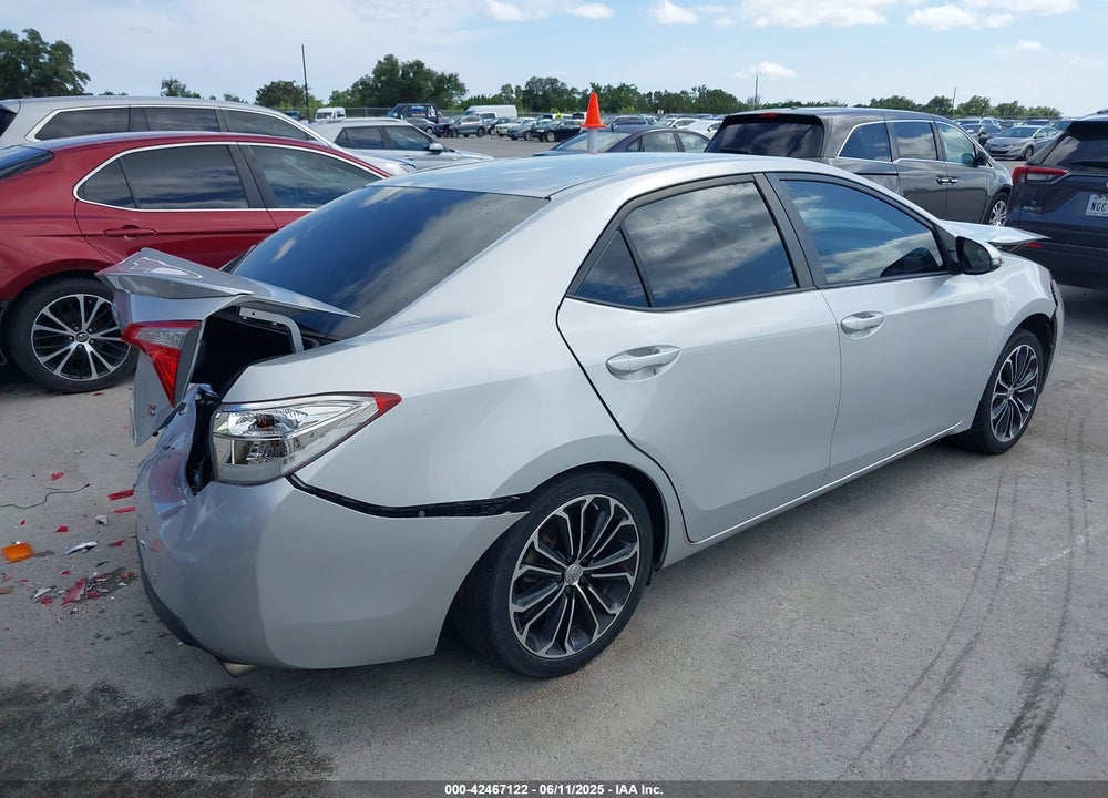 2015 TOYOTA COROLLA VIN: 2T1BURHE1FC297943