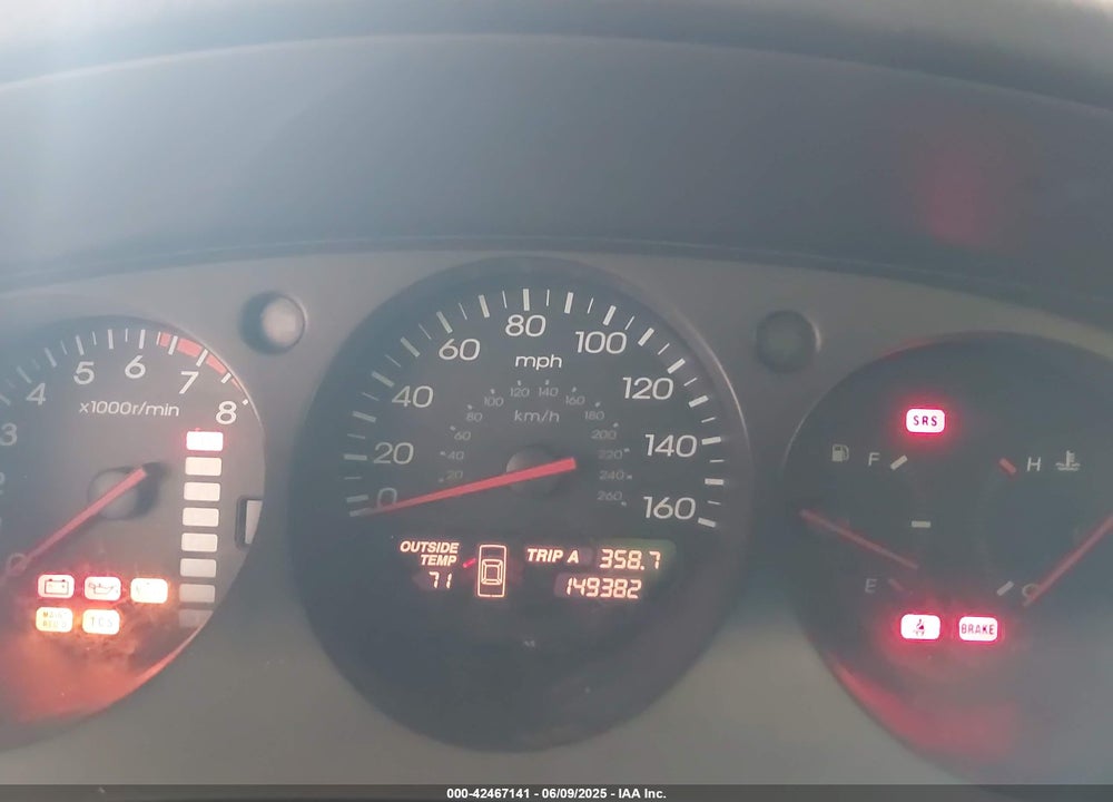 2001 ACURA TL 3.2 VIN: 19UUA56641A017842