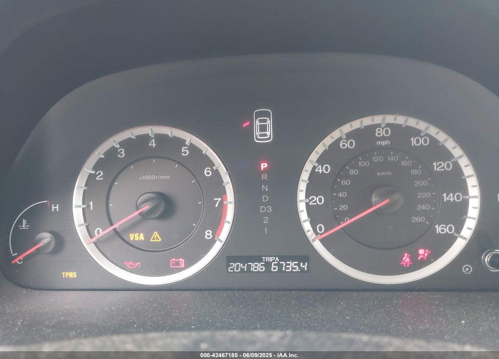 2009 HONDA ACCORD VIN: 1HGCP26499A050418