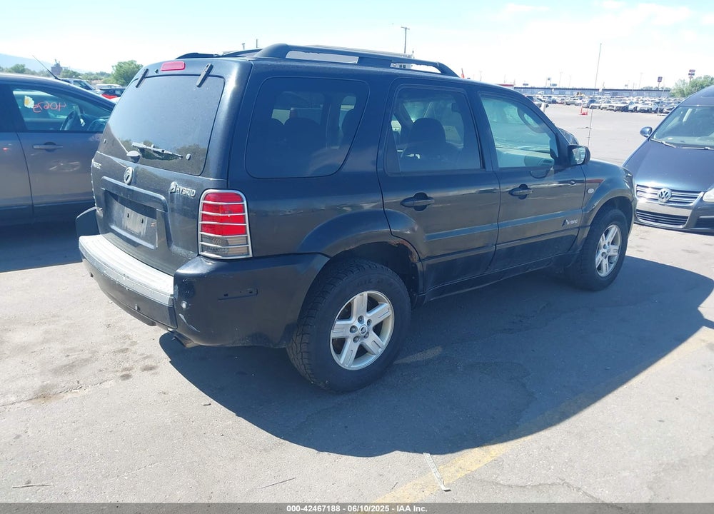 2006 MERCURY MARINER HYBRID VIN: 4M2CU98H66KJ16777