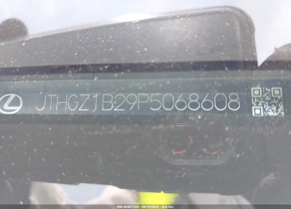 2023 LEXUS IS350 VIN: JTHGZ1B29P5068608