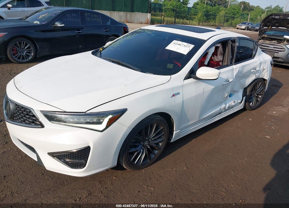 2022 ACURA ILX VIN: 19UDE2F81NA008980