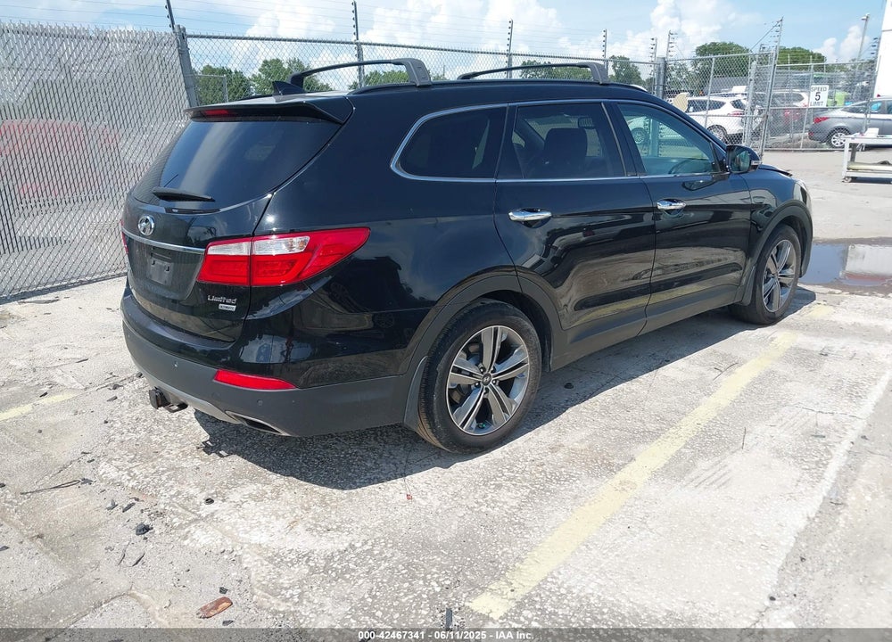 2016 HYUNDAI SANTA FE LIMITED VIN: KM8SR4HF4GU134510