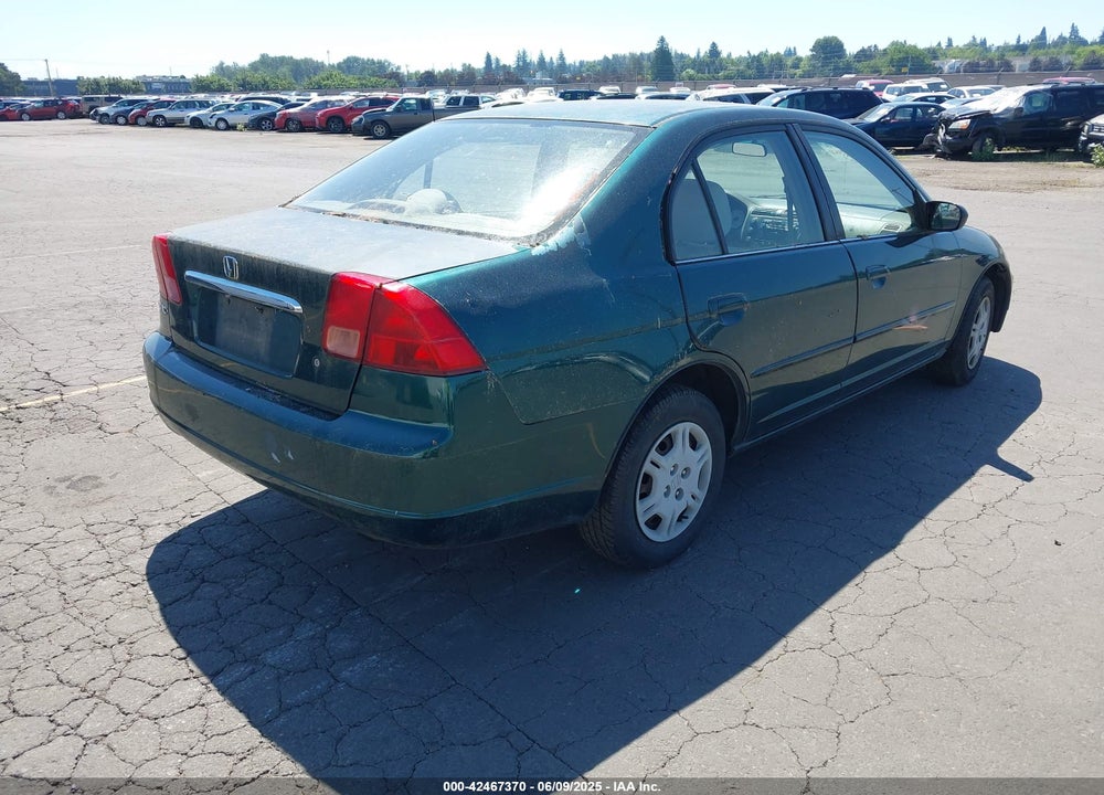 2002 HONDA CIVIC LX VIN: JHMES16522S000998