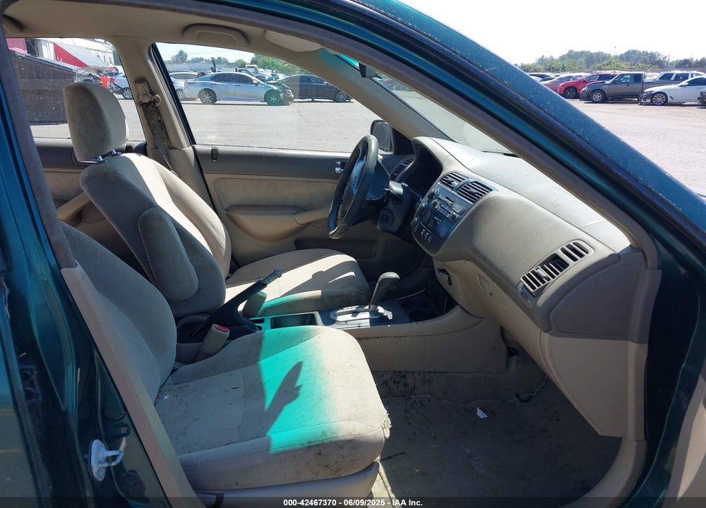 2002 HONDA CIVIC LX VIN: JHMES16522S000998