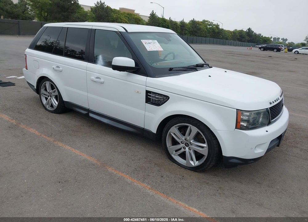 2013 LAND ROVER RANGE ROVER SPORT HSE VIN: SALSK2D40DA806277