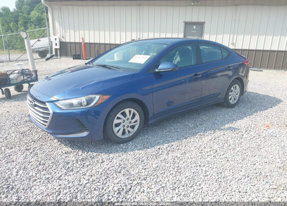 2017 HYUNDAI ELANTRA VIN: 5NPD74LF1HH177000