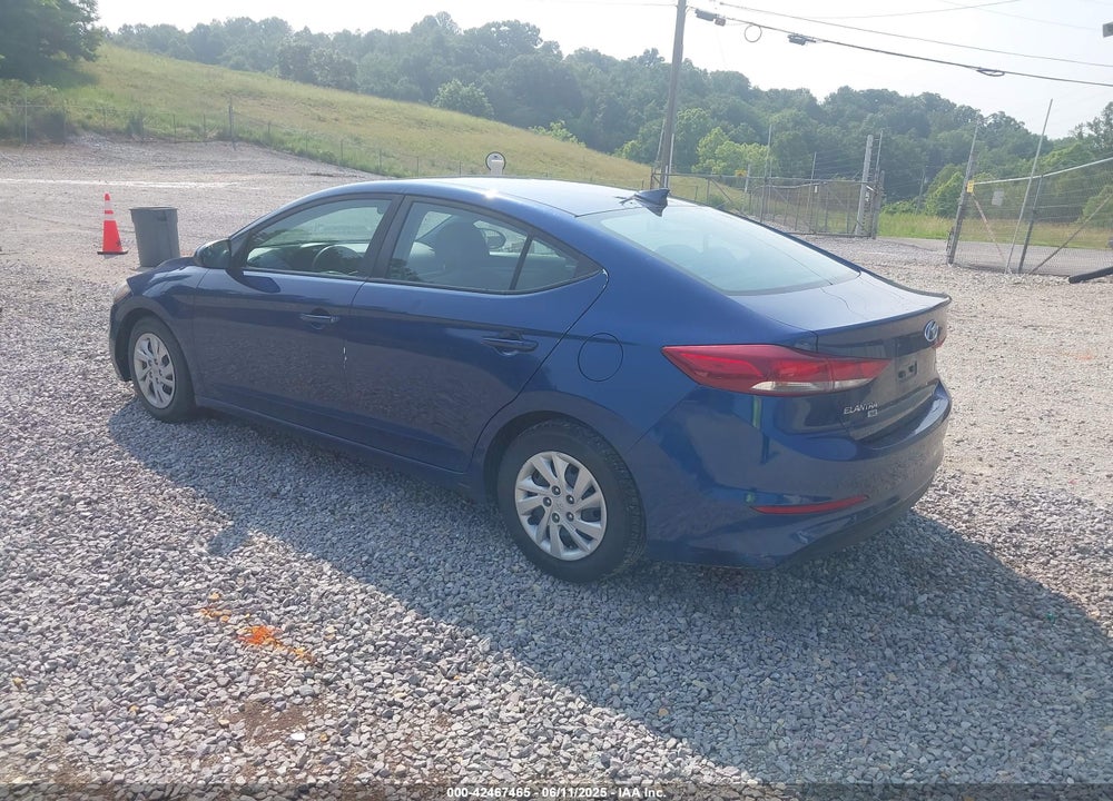 2017 HYUNDAI ELANTRA VIN: 5NPD74LF1HH177000