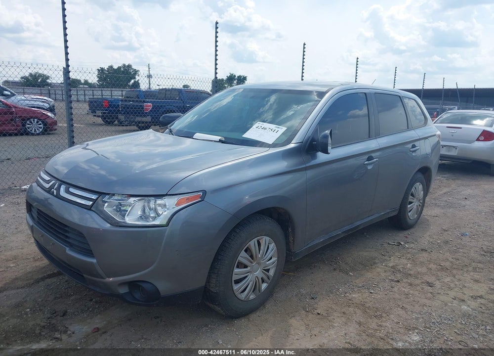 2014 MITSUBISHI OUTLANDER VIN: JA4AD2A39EZ007555