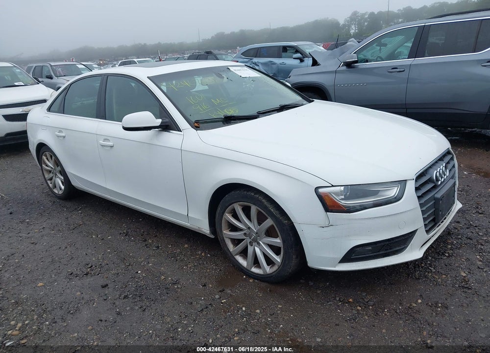2013 AUDI A4 2.0T PREMIUM VIN: WAUFFAFL8DN029705