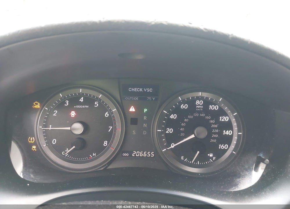 2008 LEXUS ES 350 VIN: JTHBJ46G582273581