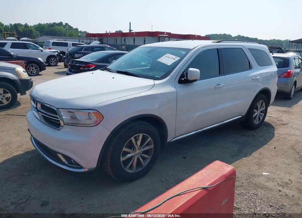 2015 DODGE DURANGO VIN: 1C4RDHDGXFC789038