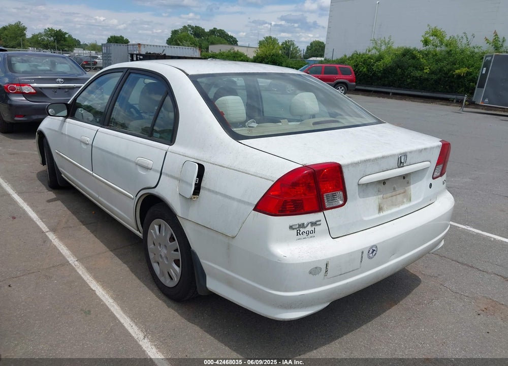 2005 HONDA CIVIC LX VIN: 2HGES165X5H623610