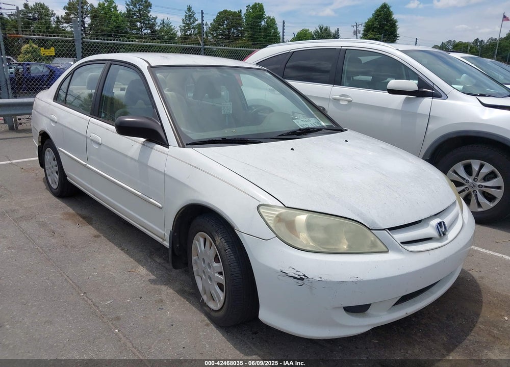 2005 HONDA CIVIC LX VIN: 2HGES165X5H623610