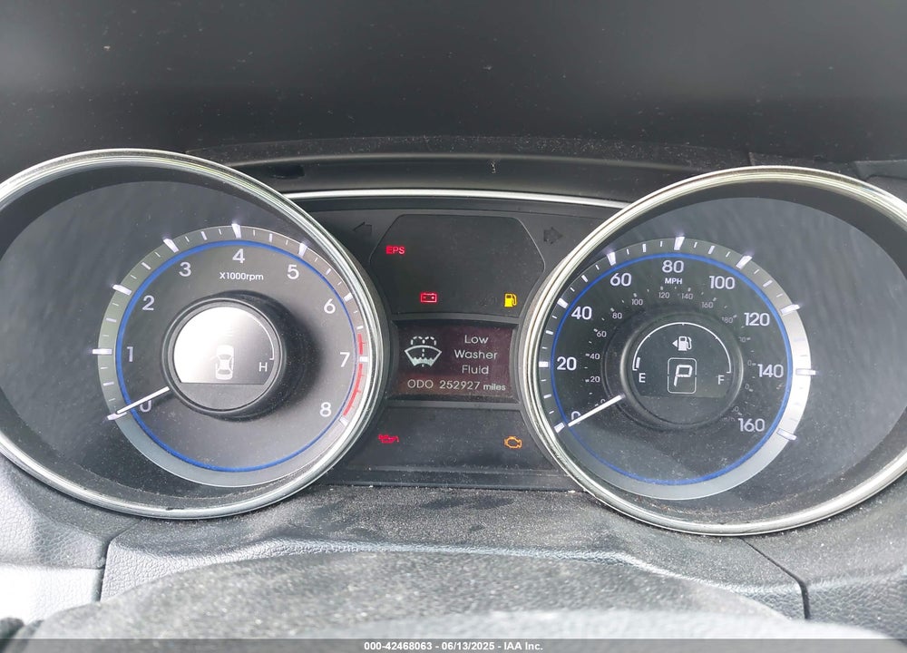 2013 HYUNDAI SONATA VIN: 5NPEB4AC1DH602933