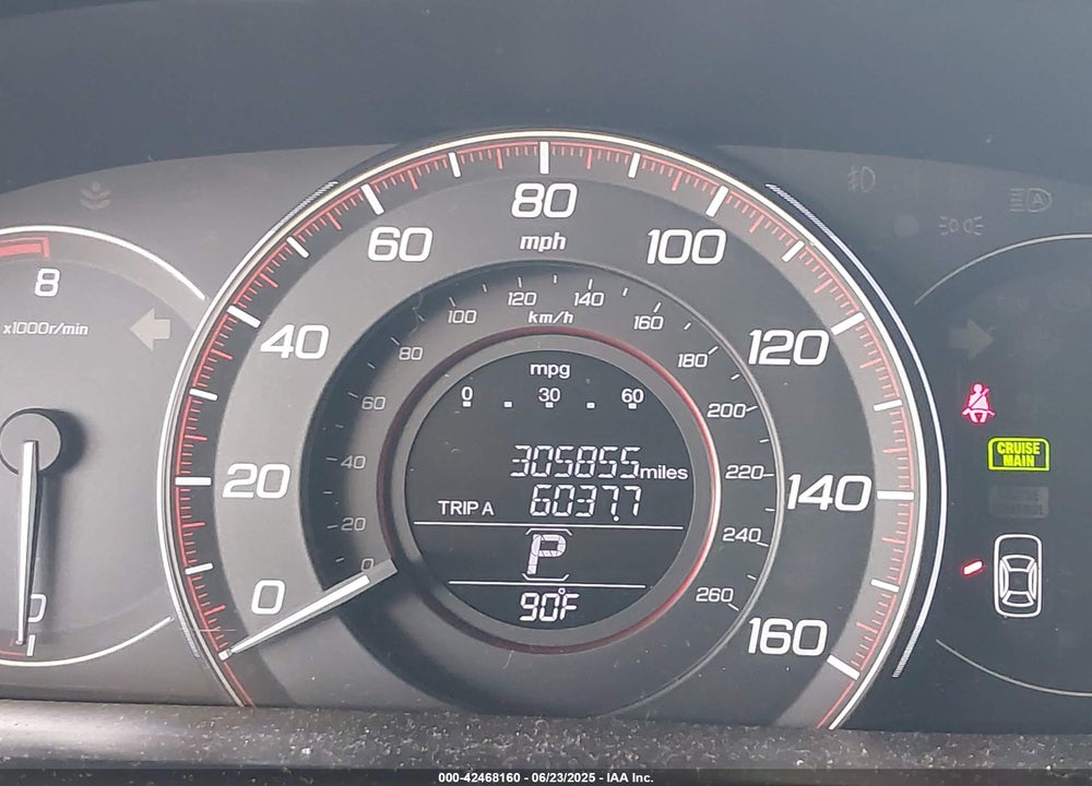 2013 HONDA ACCORD VIN: 1HGCR2F50DA073677