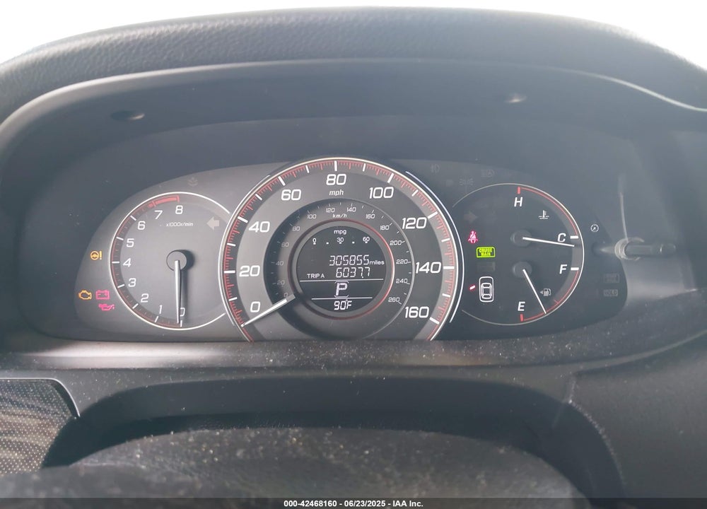2013 HONDA ACCORD VIN: 1HGCR2F50DA073677