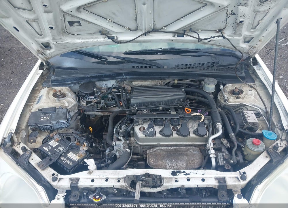 2001 HONDA CIVIC EX VIN: 2HGES26731H604138