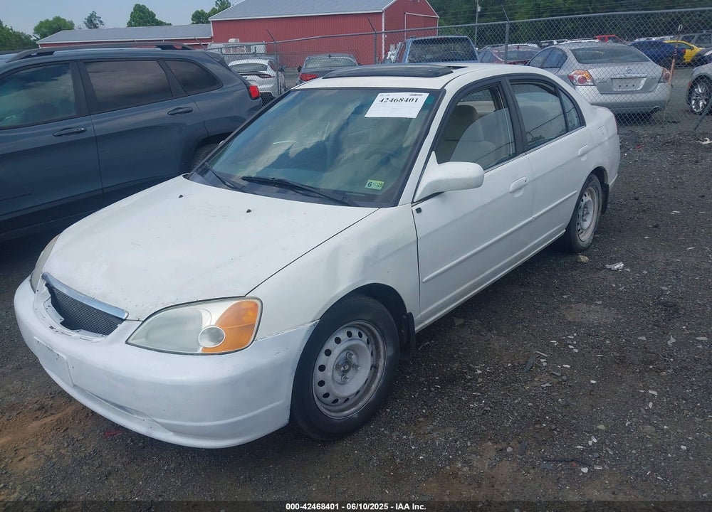 2001 HONDA CIVIC EX VIN: 2HGES26731H604138