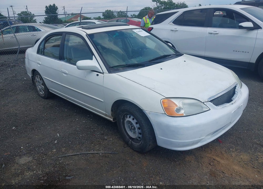 2001 HONDA CIVIC EX VIN: 2HGES26731H604138