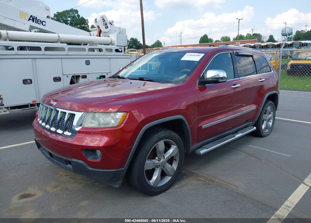 2012 JEEP GRAND CHEROKEE OVERLAND VIN: 1C4RJFCT8CC184328