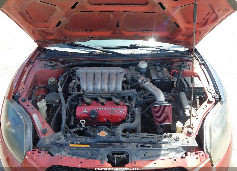 2006 MITSUBISHI ECLIPSE GT VIN: 4A3AK34T46E010527
