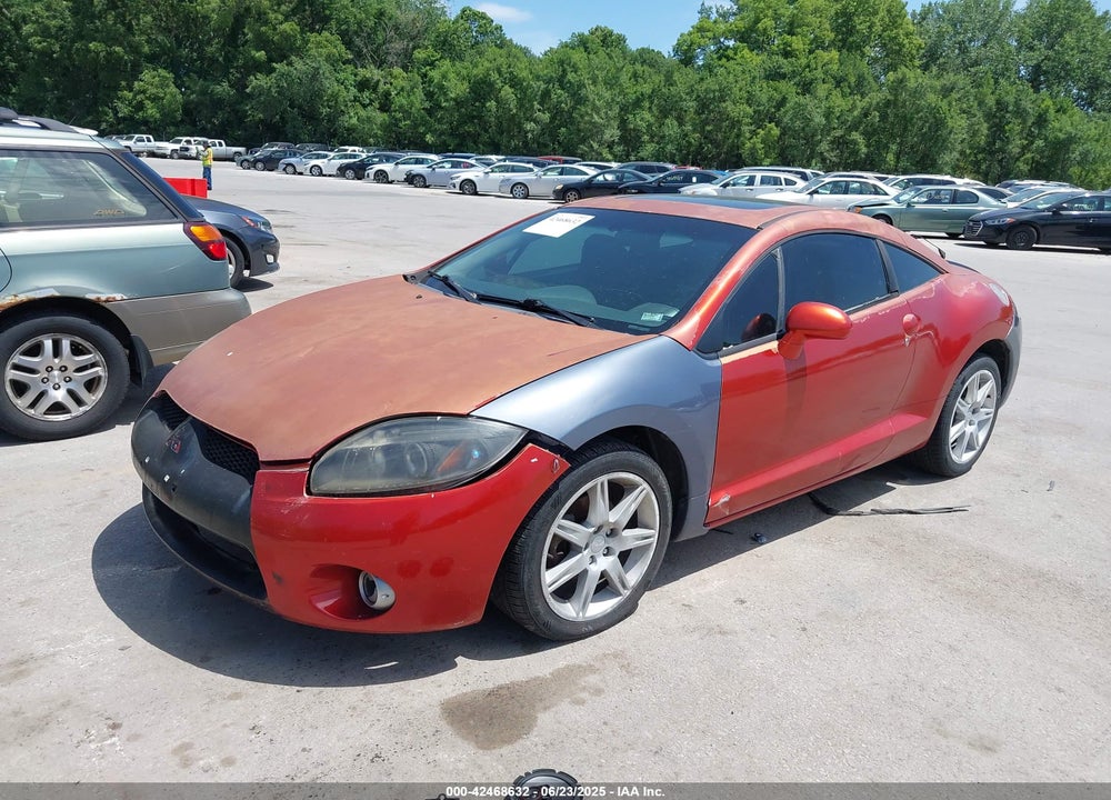 2006 MITSUBISHI ECLIPSE GT VIN: 4A3AK34T46E010527