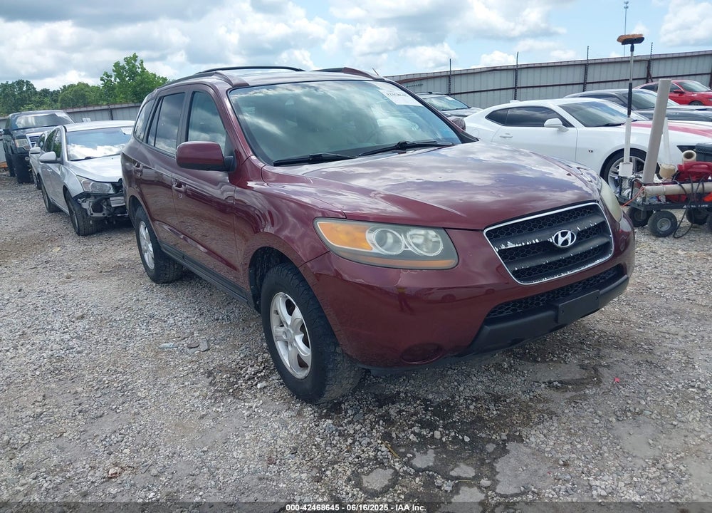 2007 HYUNDAI SANTA FE GLS VIN: 5NMSG13D37H051978