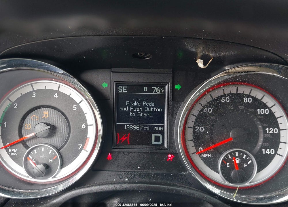 2013 DODGE DURANGO VIN: 1C4RDJEGXDC559700